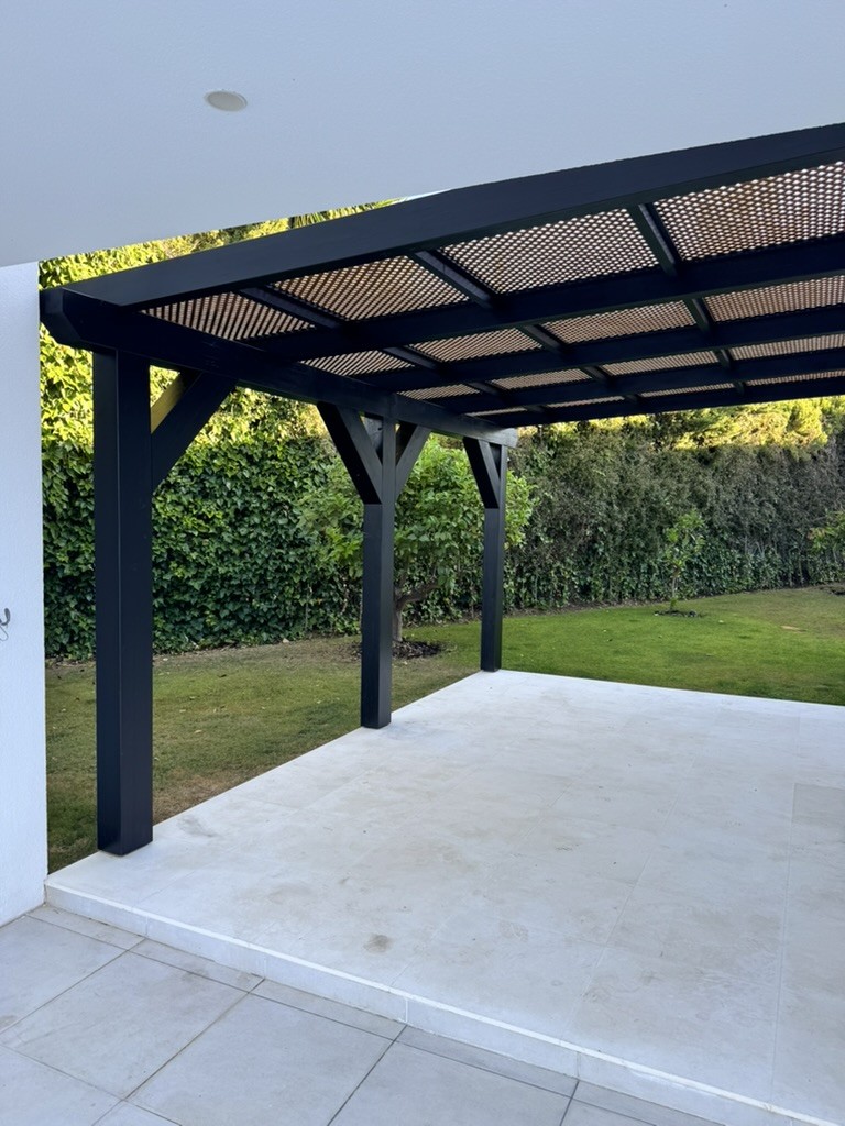 Pérgola mediterránea